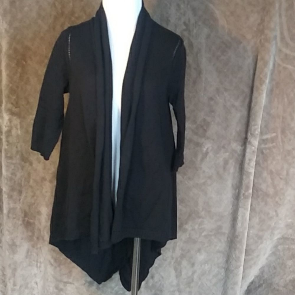 Cotton M open cardigan